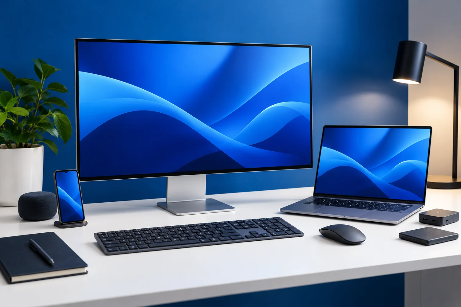 Vendita di personal computer e altre apparecchiature elettroniche per le esigenze di lavoro.